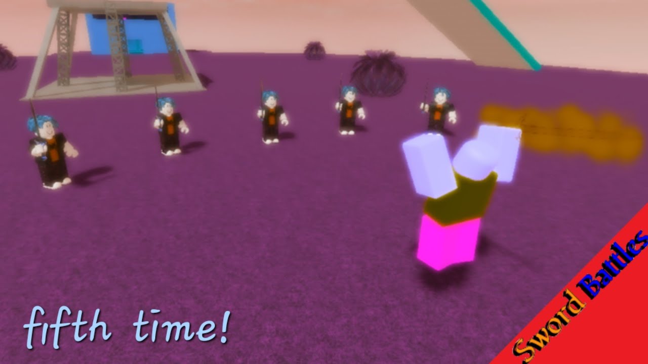 Playing Sword Battles for the fifth time!