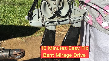 How To Fixed Your Bent Hobie Mirage Drive Easy
