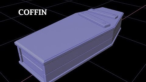 Blender 2.8: Modeling a Coffin