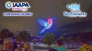 IAAPA Expo 2024 Sky Elements Record Breaking 2500 Drone Show 2024 11 20