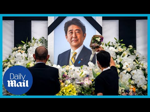 Funeral of assassinated ex-pm shinzo abe leaves japan divided