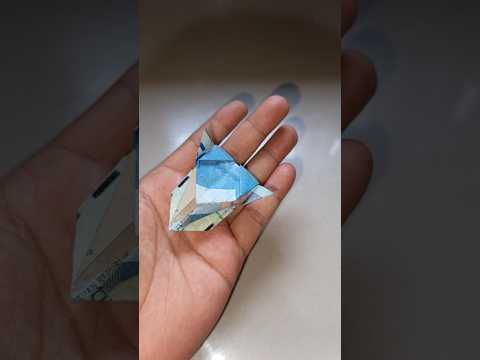 How to Make a Money Spaceship  #papercraft  #plane #origami