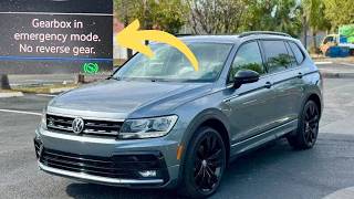 “Gearbox in emergency mode, no reverse gear” warning in VW