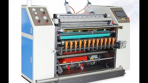 Automatic Cash Register Paper Roll Rewinding Slitter Machine Thermal  Slitting And Rewinder Machine