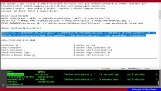 Deploying WordPress in Docker Containers On Ubuntu 20.04