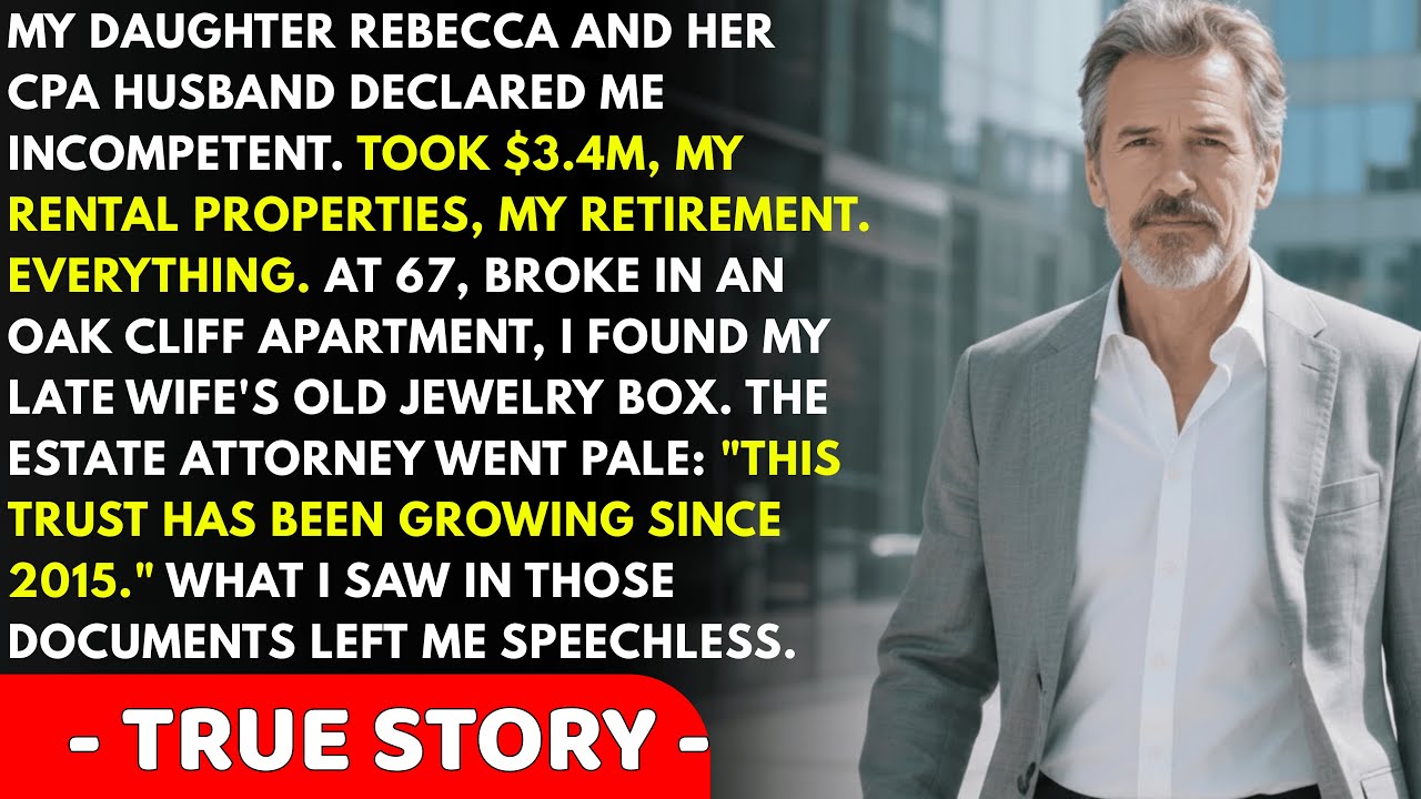 My Daughter And Her CPA Husband Took $3,400,000 From Me — Until I Found My Late Wife's Secret Tru...