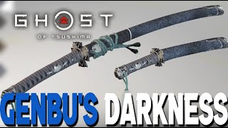 GENBU'S DARKNESS location Ghost of Tsushima. UPGRADE for Sakai Kantana & Tanto. Pillar of Honor PS4
