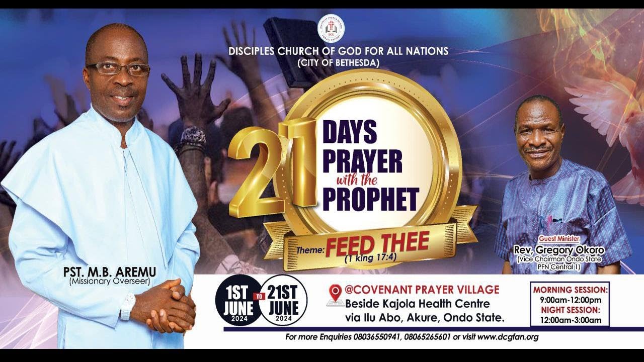 DAY 6 {21 DAYS PRAYER WITH THE PROPHET} - YouTube
