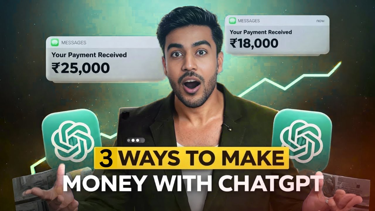 3 Ways To Earn Money Online Using ChatGPT In 2026 | Seraj ahmad