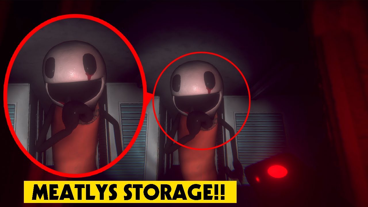 DONT HIDE OVERNIGHT IN A STORAGE UNIT AT 3AM OR MEATLYS MASCOT WILL COME AFTER YOU | MEATLYS