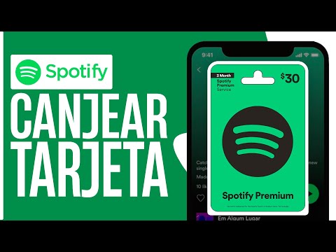 Cómo CANJEAR TARJETA de Spotify en iPhone (2024) 