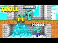 TROLLING AND STEALING DIAMONDS FROM MY YOUNGER BROTHER IN MINECRAFT | HINDI GAMEPLAY