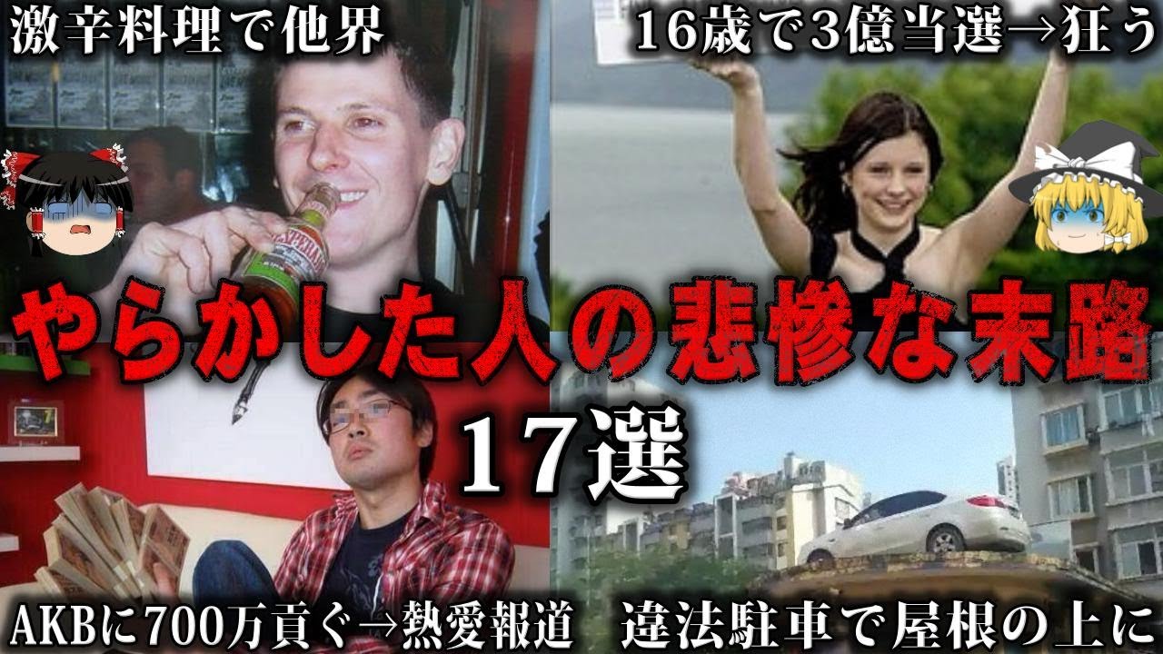 【総集編】いきすぎた行動で悲惨な末路を迎えた人17選をゆっくり解説【作業用】