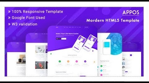 APPOS - App Landing Page Template Bootstrap | Themeforest Templates