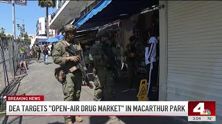 Open drug market in LA? Feds launch anti-drug trafficking operation