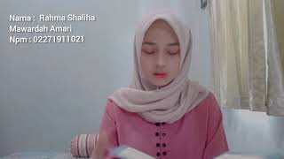 rahma shaliha mawardah amari (02271911021)