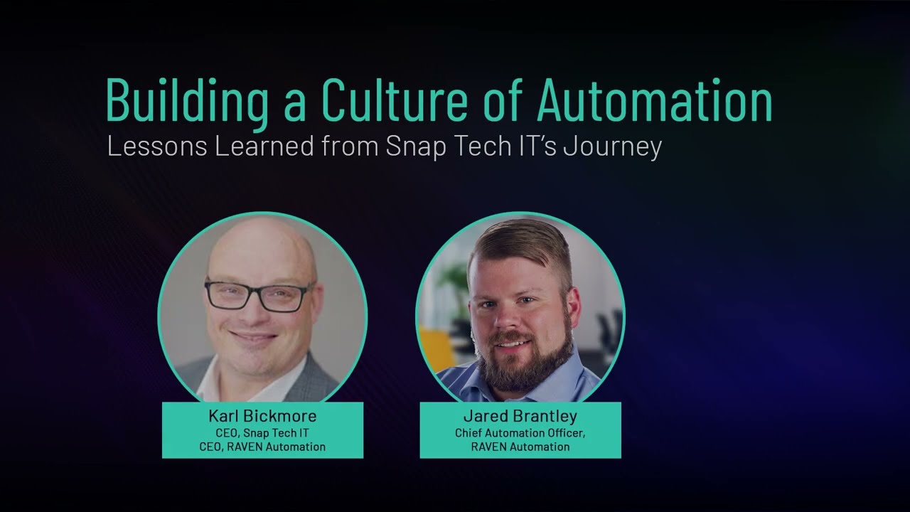 Building a Culture of Automation: Lessons Learned from Snap Tech IT’s Journey - FLOW 2024