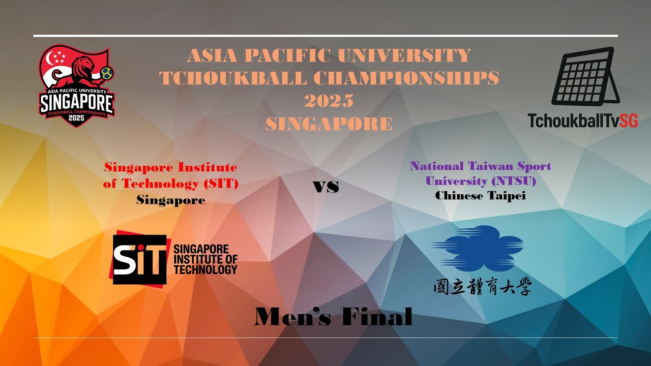 SIT (Singapore) vs NTSU (Chinese Taipei) | APUTC 2025 | Tchoukball Men's Final (4K)