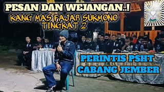 Download Lagu PSHT WEJANGAN DAN PESAN..? KANG MAS FAJAR SUKMONO MP3