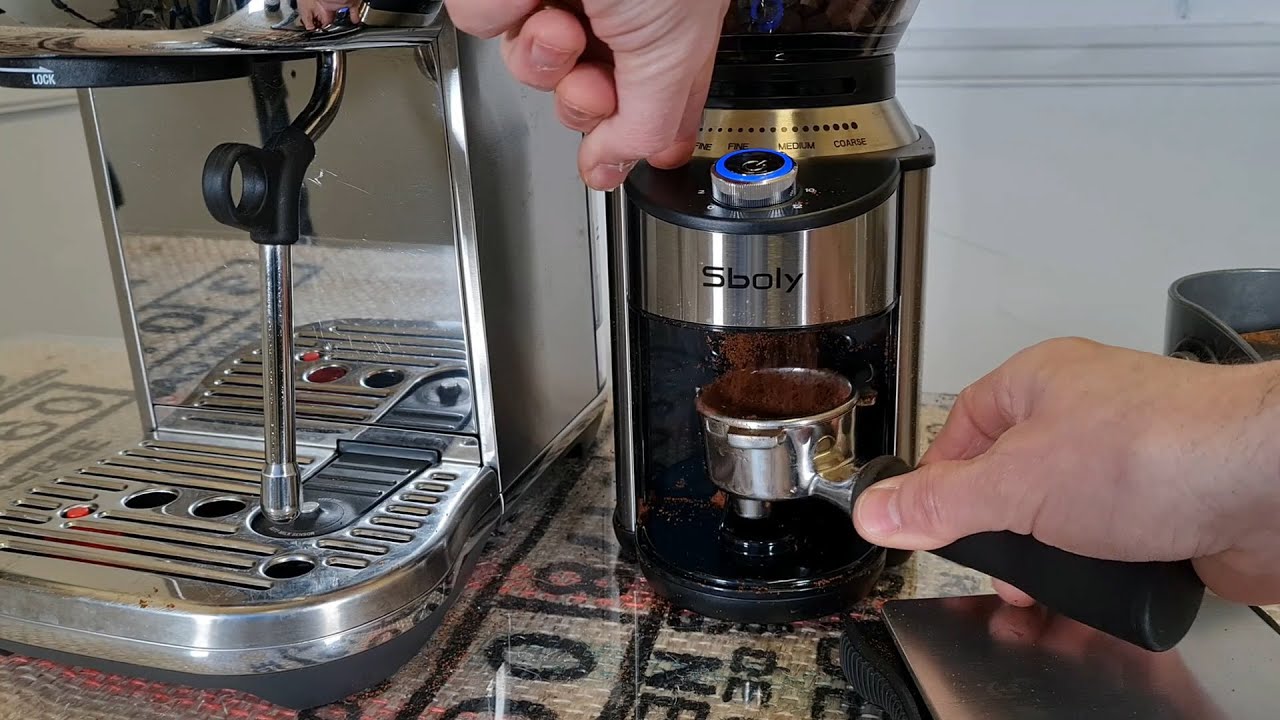 Review Analysis + Pros/Cons - Sboly Conical Burr Coffee Grinder Stainless  Steel Adjustable Burr Mill with 19 Precise Grind Settings Electric Coffee  Grinder for Drip Percolator French Press American and Turkish Coffee Makers