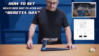 Beretta 92X RDO Optic Ready  - Toni System base plate multi red dot mounting tutorial