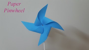 Hướng dẫn làm chong chóng/How to make pinwheel