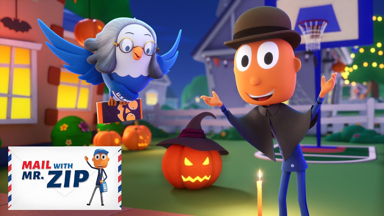 Halloween Trick or Treat Adventure! | Mail with Mr.ZIP Cartoons | Fun ...