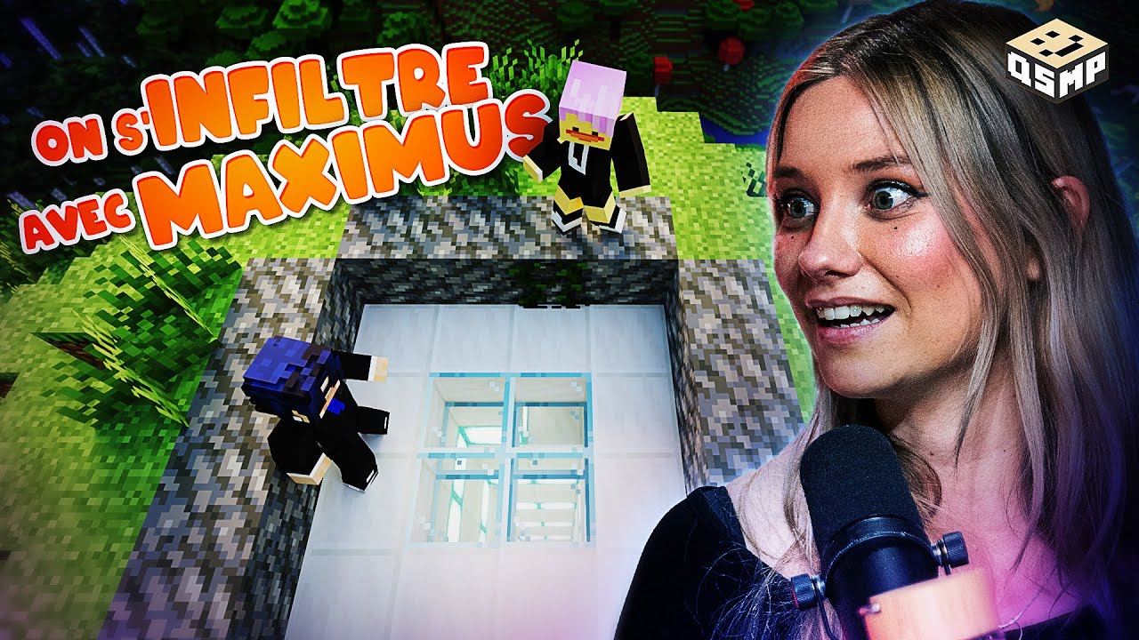 BagheReplay - On infiltre un bâtiment de la fédération avec Maximus.. // Minecraft QSMP #56