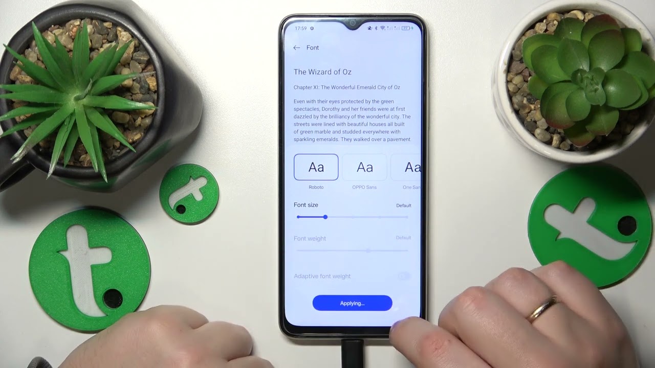 How to Restore Default System Font Style on OPPO A2x