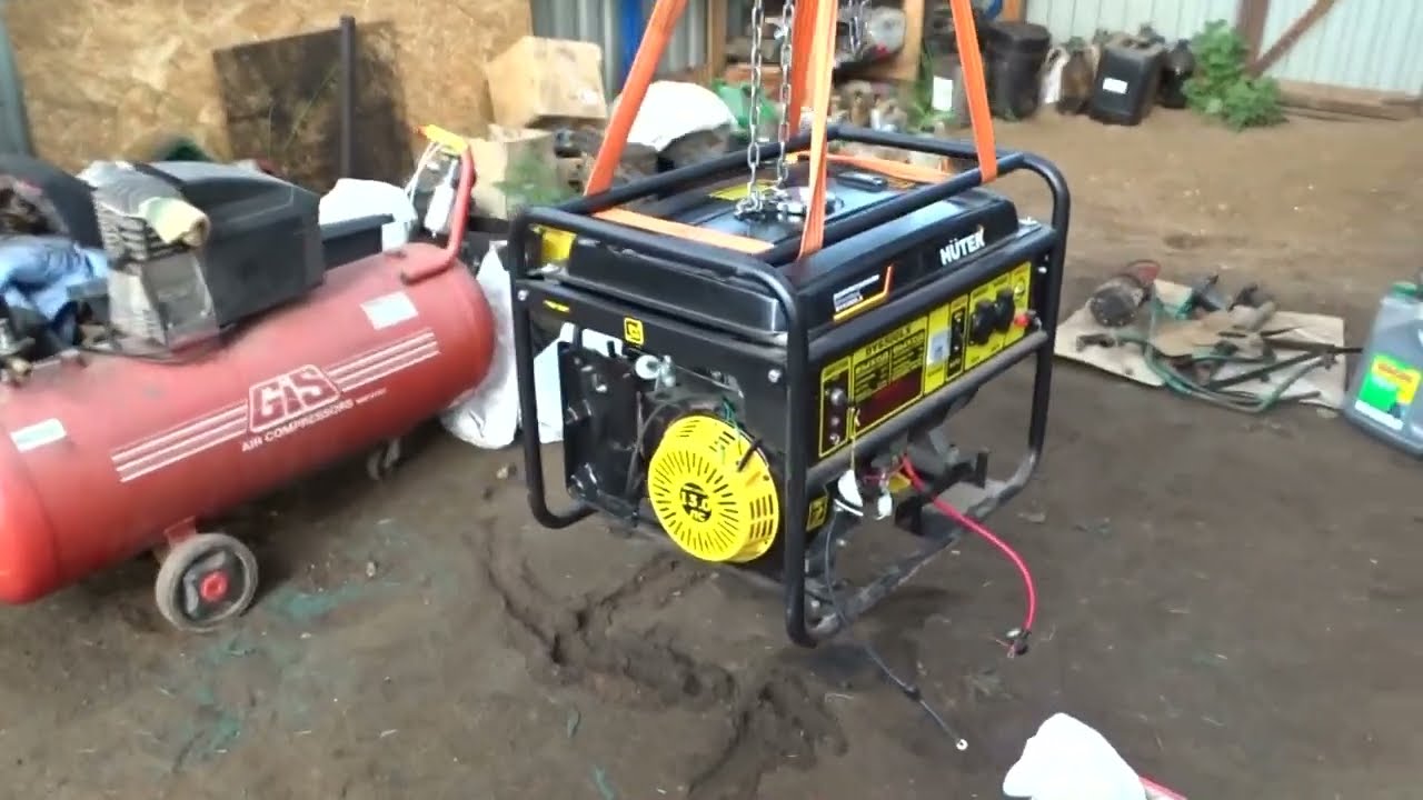 ремонт бензогенератора 5 кВт - YouTube
