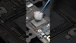 MacBook Air A1932 Logic Board Cpu Damaged，Replace Cpu Chip，Motherboard Fix#macbook #repair #laptop