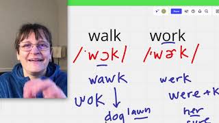 How to Pronounce Walk and Work