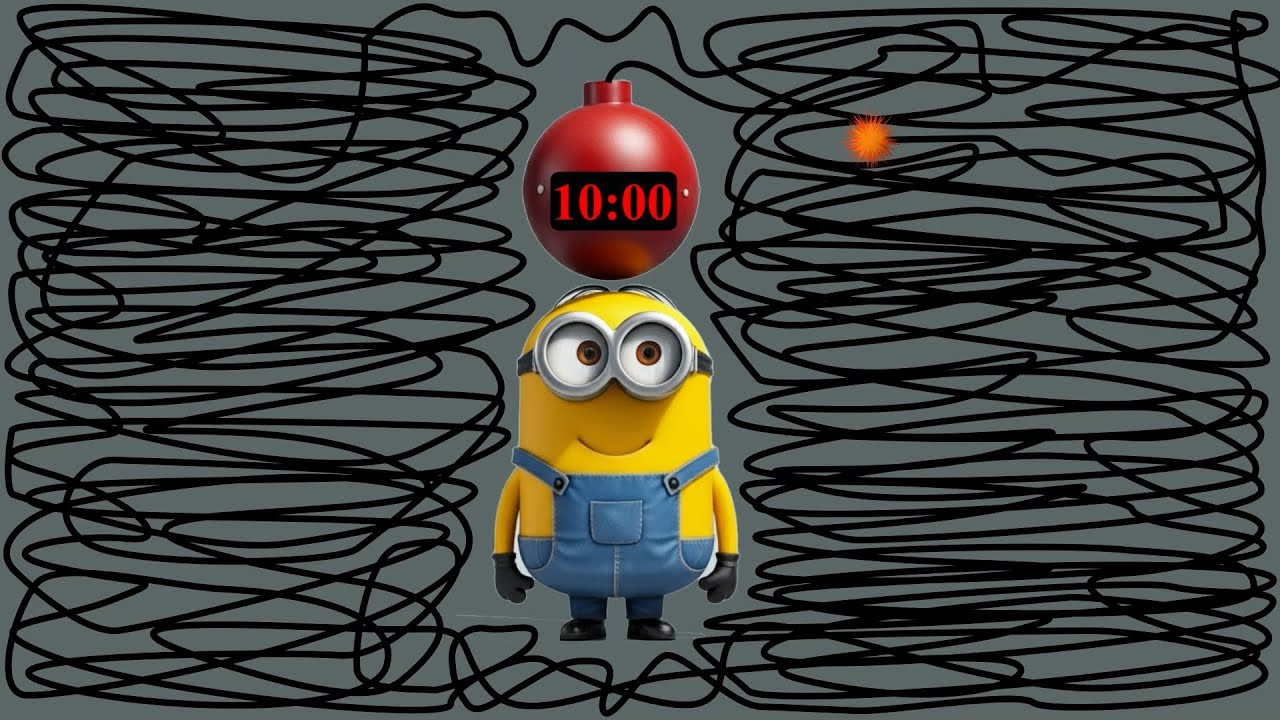 10 Minute Minion Countdown Timer [Racing Explosive Ending]💣💥 - YouTube
