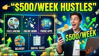 5 Side Hustles That Pay $500/Week: Beginner Friendly Income Ideas You Can Start Today