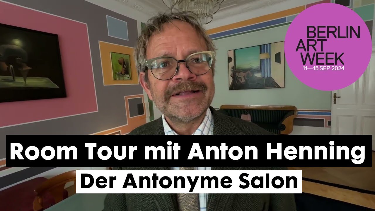 15.09.2024 Berlin Art Week: Room Tour mit Anton Henning. Der Antonyme Salon in der Giesebrechtstraße