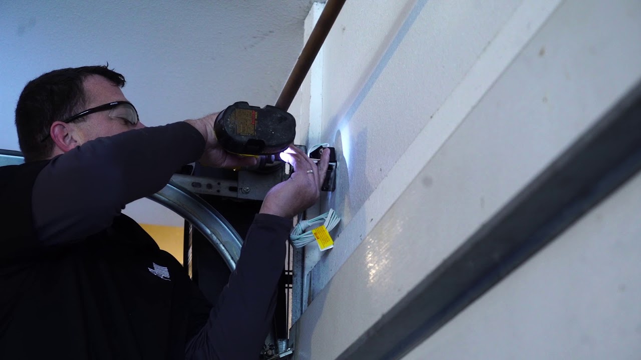 How to Install a Liftmaster 8500W Garage Door Opener - YouTube