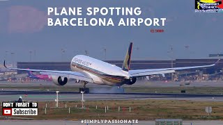 WOW! BARCELONA AIRPORT RUSH HOURS ARRIVALS ! - PLANE SPOTTING BARCELONA EL PRAT AEROPUERTO