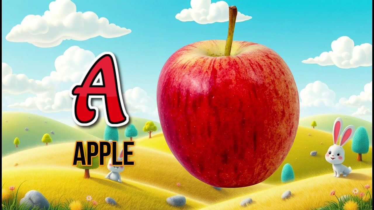 ABC Song for Kids | A for Apple & Fun Alphabet Song with Cute ...