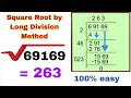 Square root by long division method | Square root | Long division method | SSC | CTET | Maths