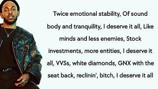 Kendrick Lamar - man at the garden (lyrics)