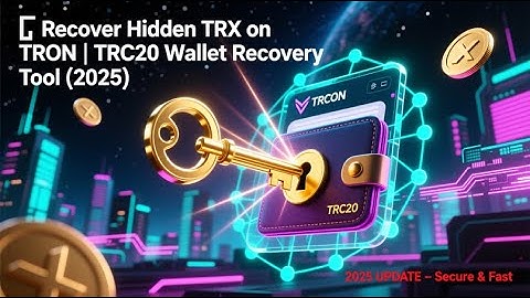 🔓 Recover Hidden TRX on TRON | TRC20 Wallet Recovery Tool (2025)