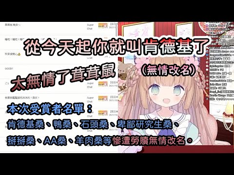 【茸茸鼠/Comame】茸茸鼠邊唸SC邊賜予觀眾新名字以表謝意ヽ( ° ▽°)ノ【Vtuber精華】