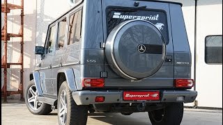 Mercedes G55 AMG Sound: V8 Rumble with Supersprint full exhaust