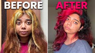 DYEING MY HAIR PINK! PART 2