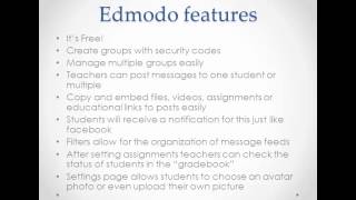Edmodo in the classroom presentation
