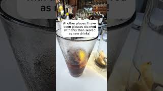 It doesn’t clean the rim or the outside of the glass! Gross! #satire 