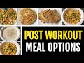 6 EASY POST WORKOUT MEAL OPTIONS !! ( No Supplements ) 🇮🇳