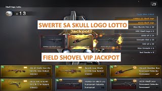 SWERTE SA SKULL LOGO LOTTO & FIELD SHOVEL VIP JACKPOT CROSSFIRE PH