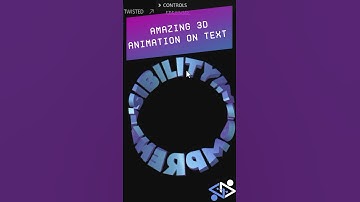 3D Animation on Text | CSS , JS | code link in comment