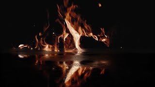 Burning Fire Effect Fire Background Video